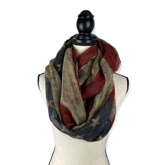 American flag infinity scarf - Picture 1 of 4